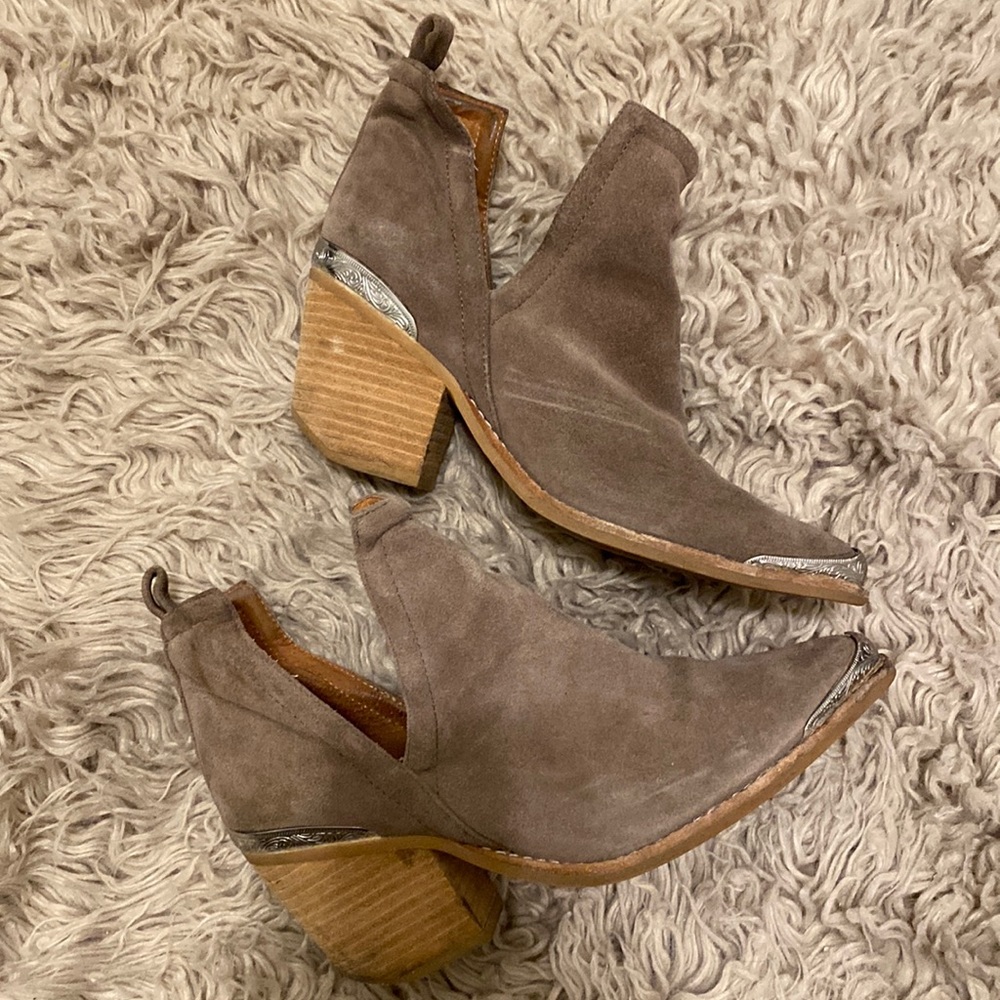 Jeffrey Campbell Cromwell Suede Bootie